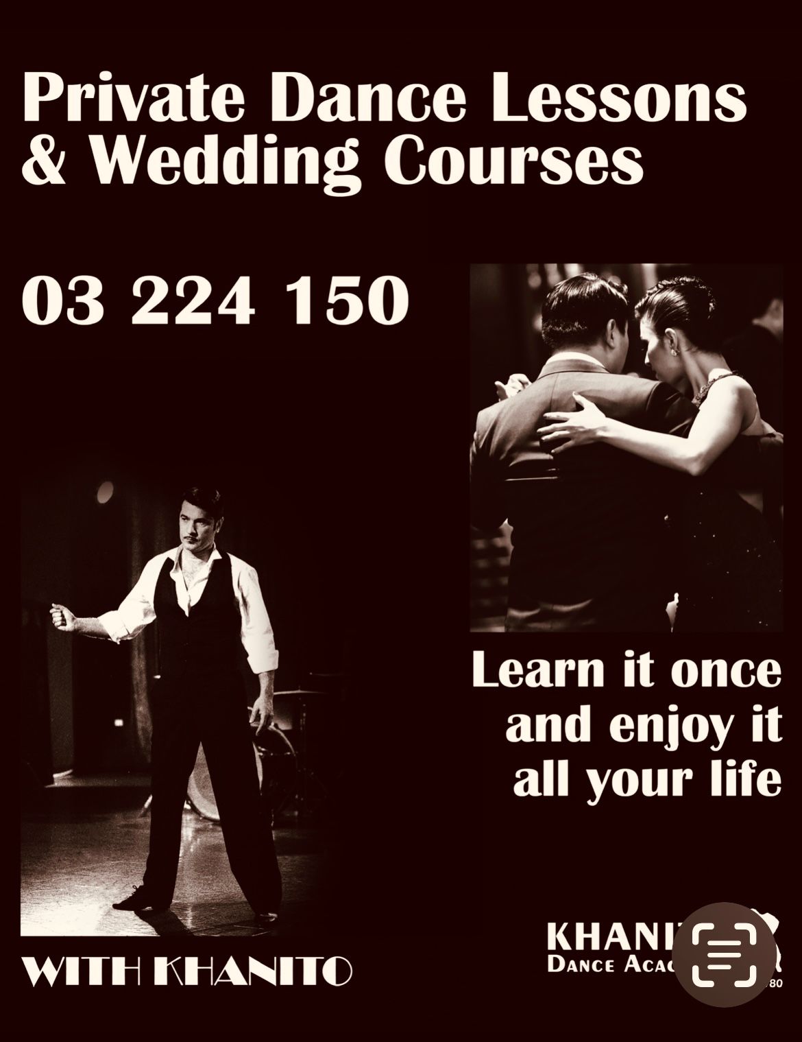 Private Dance Lessons & wedding courses